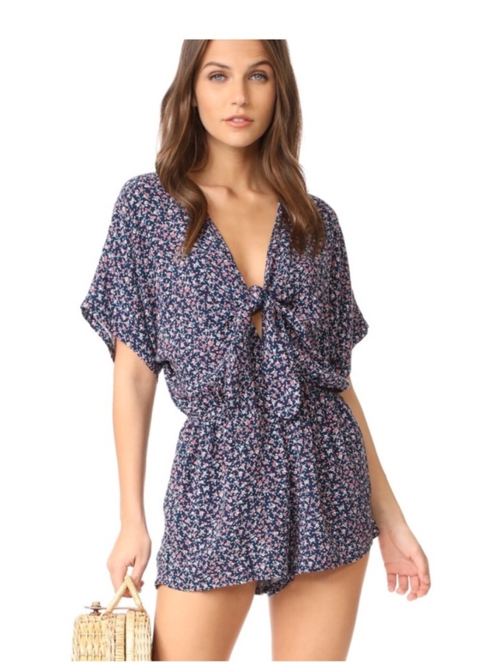 Rails Floral Minka Romper in Wildflower 
Size small